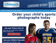 Tablet Screenshot of lifetouchsports.com